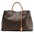 Louis Vuitton Montaigne GM Monogram Canvas Handtasche in Braun