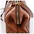 Borsa 2Way Fendi Chameleon in pelle Marrone 8BL114 - vista 4