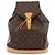 Zaino Louis Vuitton Montsouris GM Monogram in marrone M51135