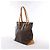 Bolso de hombro Louis Vuitton Cabas Mezzo Monogram en marrón M51151 - vista 2