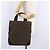 Fendi Borsa Tote Zucca Tela Marrone e Nero - vista 20