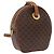 Céline Sac à épaule cercle Macadam PVC et Cuir Marron - vue 2