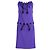 Christopher Kane Abito Runway Autunno 2012 in lana e pelle viola