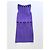 Christopher Kane Abito Runway Autunno 2012 in lana e pelle viola - vista 10