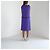 Christopher Kane Abito Runway Autunno 2012 in lana e pelle viola - vista 11