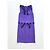 Christopher Kane Abito Runway Autunno 2012 in lana e pelle viola - vista 4