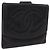Portefeuille Chanel Coco Mark Cuir Noir