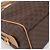 Céline Macadam Canvas Boston Bag Braun Leder - Ansicht 14