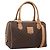 Céline Macadam Canvas Boston Bag Braun Leder - Ansicht 2