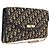 Borsa a tracolla Christian Dior Trotter in tela blu navy