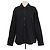 Camicia a maniche lunghe Rag & Bone in denim nero con cristalli
