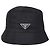 Sombrero bucket Prada de nailon negro