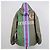 Giacca Gucci Centrum stampata in nylon GG beige - vista 3