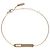 Pulseira Messika My First Diamond em ouro rosa 18K