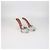 Sandali platform Amina Muaddi Clear PVC Dalida 140 - vista 2