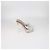 Sandali platform Amina Muaddi Clear PVC Dalida 140 - vista 3