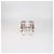 Sandali platform Amina Muaddi Clear PVC Dalida 140 - vista 5
