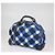 Borsa Bowling Chanel Blue, White Printed Canvas and Caviar Airlines Round Trip - vista 2