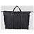 Borsa Duffle Gucci in tela nera XL GG e nylon Web - vista 3