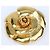 Spilla Camelia Chanel tono oro - vista 2