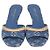 Mules Louis Vuitton Blue Monogram Denim 6AM