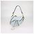 Bolsa Saddle Christian Dior em couro azul claro com alça - vista 2