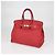 Hermès Borsa Birkin 35 Hermes in pelle Togo Vermillon con hardware dorato - vista 2
