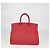 Hermès Borsa Birkin 35 Hermes in pelle Togo Vermillon con hardware dorato - vista 3
