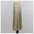 Falda midi plisada Gucci beige de seda con estampado Invite Stamp - vista 2
