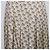 Falda midi plisada Gucci beige de seda con estampado Invite Stamp - vista 4