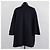 Giacca cape Etro blu navy in misto lana e dettagli in camoscio con scollo a occhiello e sciarpa - vista 3
