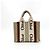 Chloé Chloe Woody Canvas with Leather Medium - vue 2