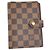 Copertina Agenda ad Anelli Louis Vuitton Damier PM