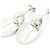 Orecchini a lobo Chanel in argento sterling 925 - vista 3