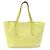 Sac cabas Jimmy Choo en cuir jaune citron - vue 2