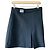 Massimo Dutti Plisseerock Schwarz mit Schnalle