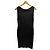 Vestido Gucci de punto negro con estampado de pitón Talla L