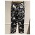 Pantalones Chanel con Estampado Graffiti Algodón Seda Blanco y Negro Talla S - vista 5