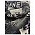 Pantalones Chanel con Estampado Graffiti Algodón Seda Blanco y Negro Talla S - vista 6