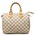 Borsa Boston Louis Vuitton Damier Azur Speedy 25 Bianca