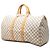 Borsa da viaggio Louis Vuitton Damier Azur Keepall 50 Bianca - vista 2