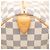 Borsa da viaggio Louis Vuitton Damier Azur Keepall 50 Bianca - vista 5