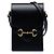 Borsa a tracolla Mini Horsebit 1955 Gucci in pelle nera