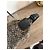 Loewe Anagram Hobo-Tasche Beige Jacquard-Canvas Schwarz Leder - Ansicht 4