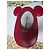 Coperni x Disney Sac à main Mickey Mouse en cuir rouge - vue 3