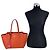 Gucci Borsa Tote Swing Medium in pelle Arancione e Fucsia - vista 2
