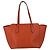 Gucci Borsa Tote Swing Medium in pelle Arancione e Fucsia - vista 3