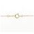 Autre Marque K10 Gelbgold Stern-Diamant-Halskette - Ansicht 5