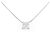 Autre Marque Platin-Diamant-Halskette