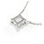 Autre Marque Platin-Diamant-Halskette - Ansicht 4